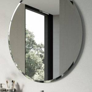 Alintethar Glass Round Beveled Mirror