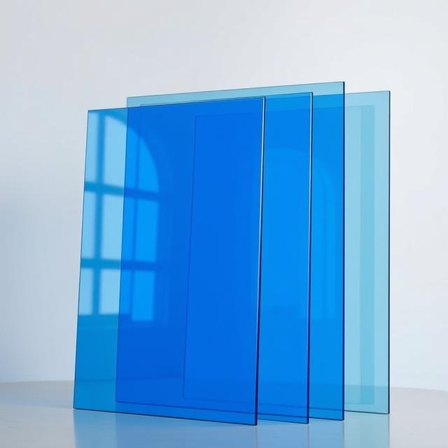 Blue Reflective Glass Alintethar Glass Dubai