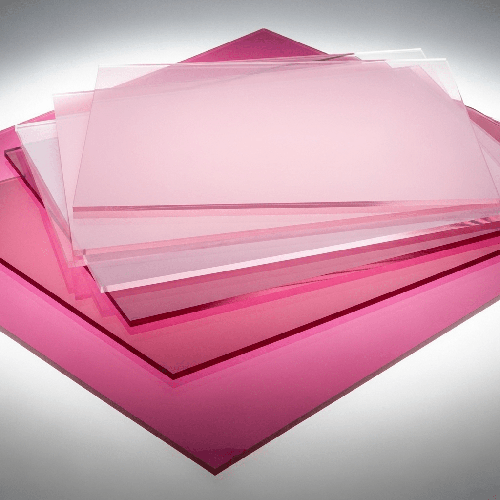 Pink Glass Sheet Alintethar Glass, Dubai