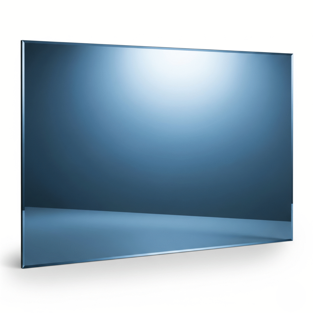 Blue Belgium Mirror Sheet in Dubai. Alintethar Glass Trading, Dubai