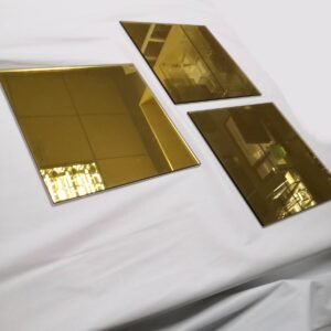 Golden Reflective Glass