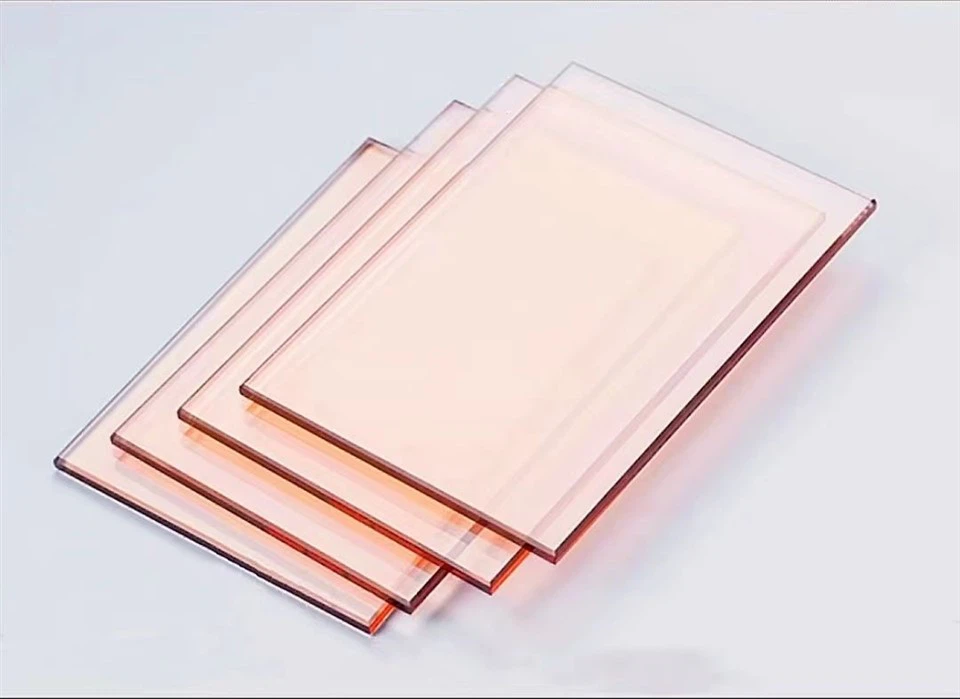 Pink Riflective Glass