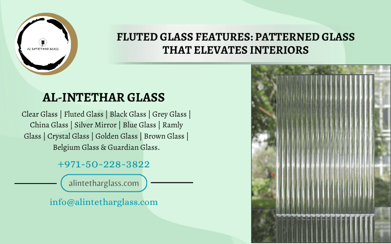 Fluted Glass Uses in Dubai Interiors
